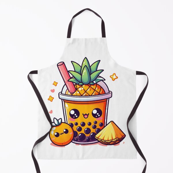 Item preview, Cute pineapple bobba tea designed and sold by Silbays.