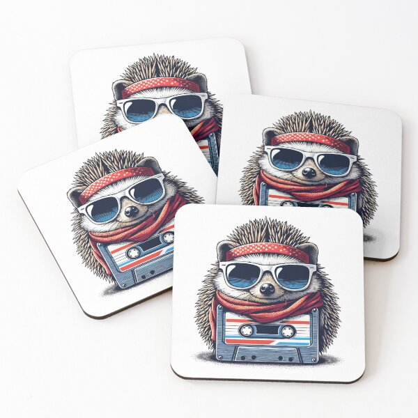 Item preview, Hedgehog Compact Cassette Tape Gift designed and sold by Pineapple-Tree.