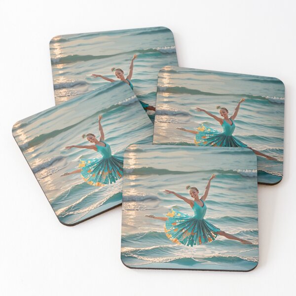 Item preview, Orange Sunset Beach Ballet Jeté  designed and sold by IvaRenee.