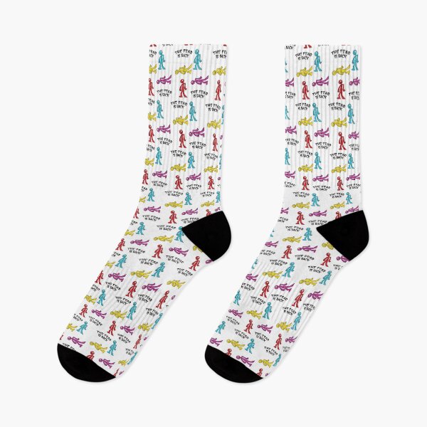 Item preview, Fear Is Back Spooky Halloween Cool Colors Zombie Sticker Pack designed and sold by TheRainFamily.