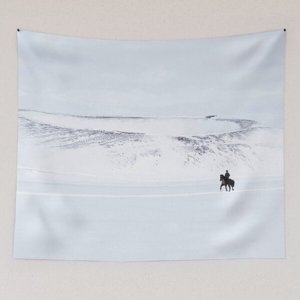 Item preview, Riding on a frozen lake designed and sold by elisainiceland.