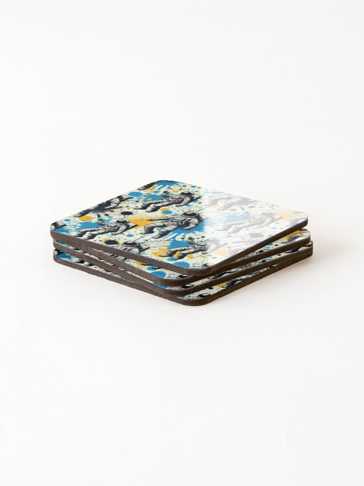 Thumbnail 4 of 5, Coasters (Set of 4), space pattern designed and sold by TEEJAMBOREE.