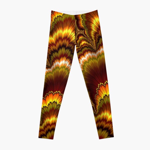 Turkey Feather Fractal Leggings