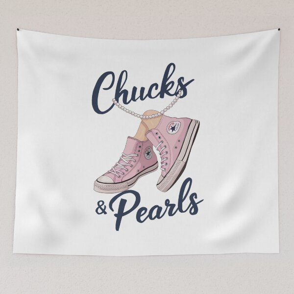 Item preview, Chucks and pearls Kamala Harris designed and sold by StillDow.