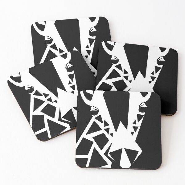 Item preview, Black and White Giraffe Portrait designed and sold by studioart.
