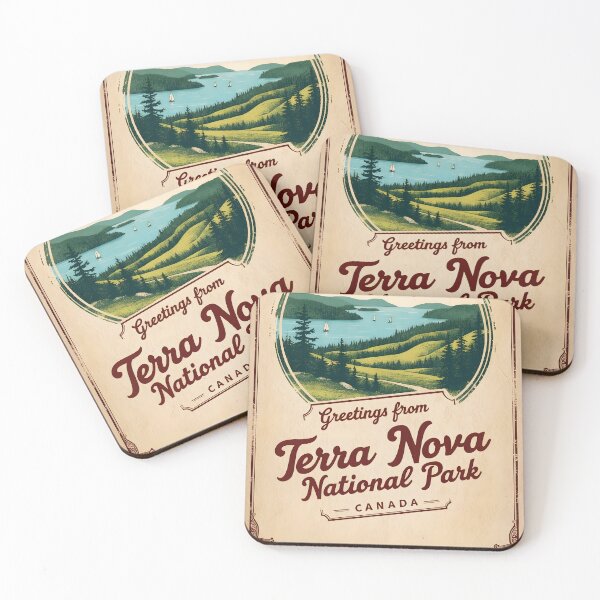 Item preview, Terra Nova National Park Canada Postcard Vintage Travel Retro designed and sold by TravelPostcardGems.