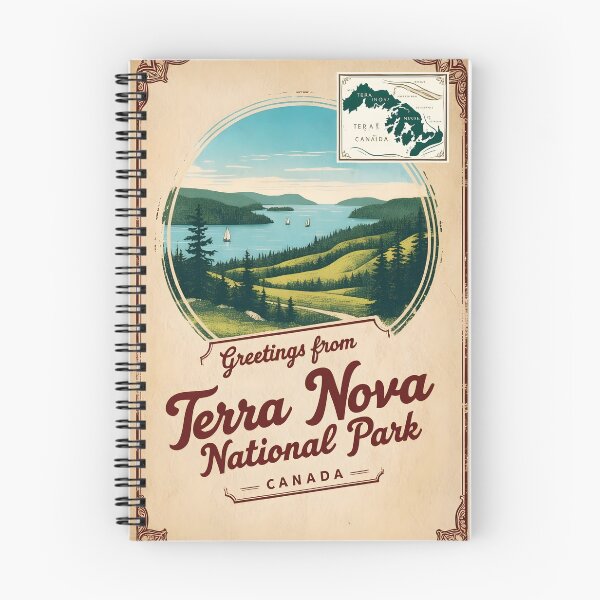Item preview, Terra Nova National Park Canada Postcard Vintage Travel Retro designed and sold by TravelPostcardGems.