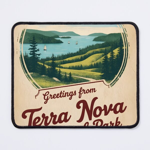 Item preview, Terra Nova National Park Canada Postcard Vintage Travel Retro designed and sold by TravelPostcardGems.