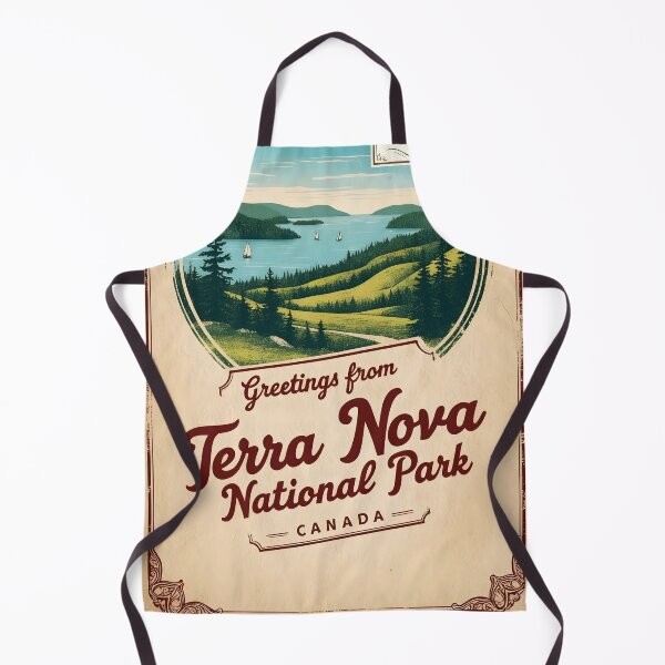 Item preview, Terra Nova National Park Canada Postcard Vintage Travel Retro designed and sold by TravelPostcardGems.