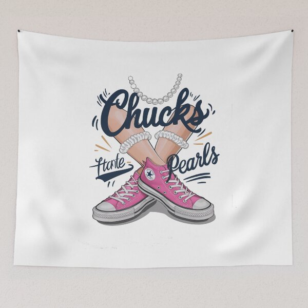 Item preview, Chucks and pearls Kamala Harris. designed and sold by StillDow.