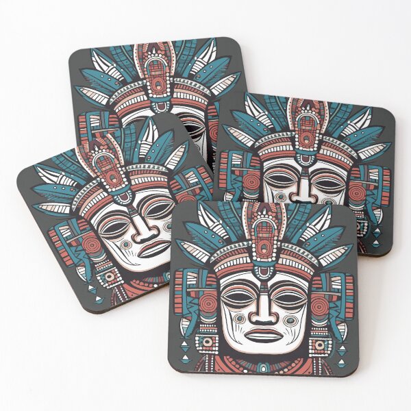 Item preview, Aztec Black Eyes | Gods & Masks Collection designed and sold by monkeybusiness.pt.