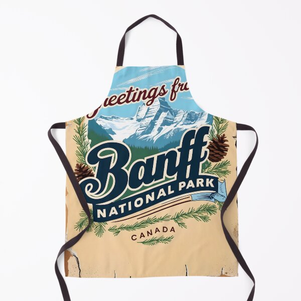 Item preview, Banff National Park Canada Postcard Vintage Travel Retro designed and sold by TravelPostcardGems.