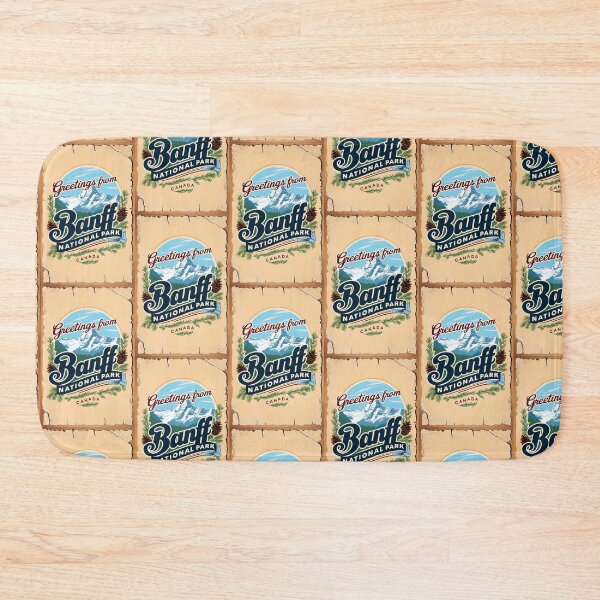 Item preview, Banff National Park Canada Postcard Vintage Travel Retro designed and sold by TravelPostcardGems.