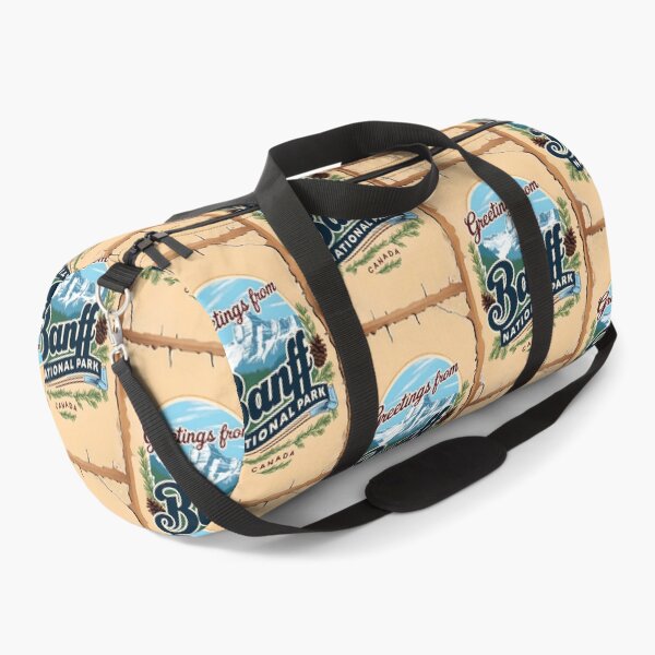 Item preview, Banff National Park Canada Postcard Vintage Travel Retro designed and sold by TravelPostcardGems.