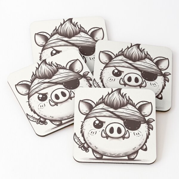 Item preview, Wild Boar V1 designed and sold by pingpongArt.