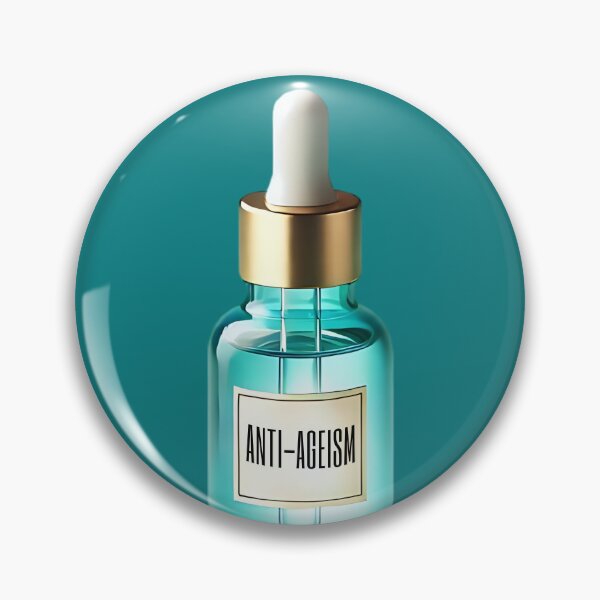 Item preview, POP Art ANTI-AGEISM Serum - Turquoise   designed and sold by ChronicYoung.