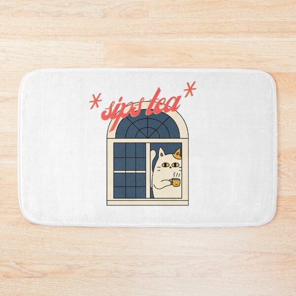 Item preview, Sips Tea: Cat in Window designed and sold by Teribelle.