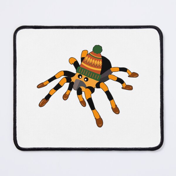 Item preview, Tarantula wearing a woolly hat and slippers designed and sold by BritishDelights.