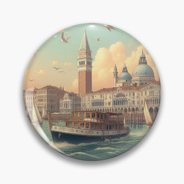 Item preview, A cruise in Venice Vintage art designed and sold by Silbays.