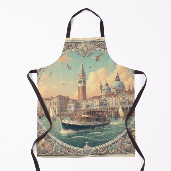Item preview, A cruise in Venice Vintage art designed and sold by Silbays.