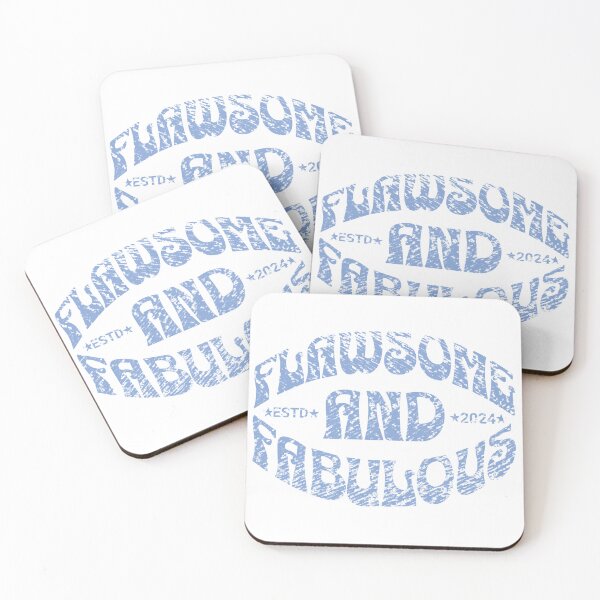 Item preview, Flawsome and fabulous - blue designed and sold by VariousGoodies.
