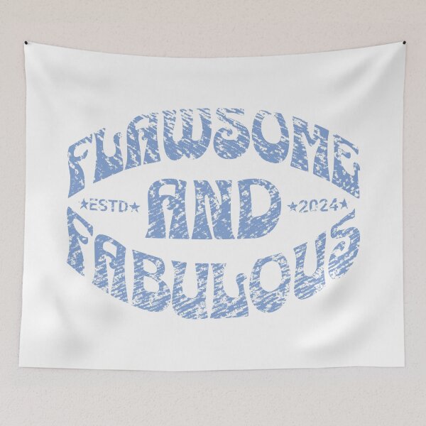 Item preview, Flawsome and fabulous - blue designed and sold by VariousGoodies.