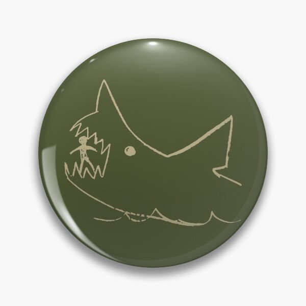 Item preview, Jaws Shark Chalkboard Scratch designed and sold by Cuttintees.