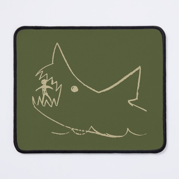 Item preview, Jaws Shark Chalkboard Scratch designed and sold by Cuttintees.
