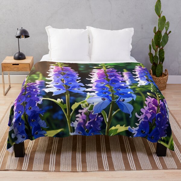 Item preview, Cuteness of delphiniums flower. designed and sold by PatDoArt.