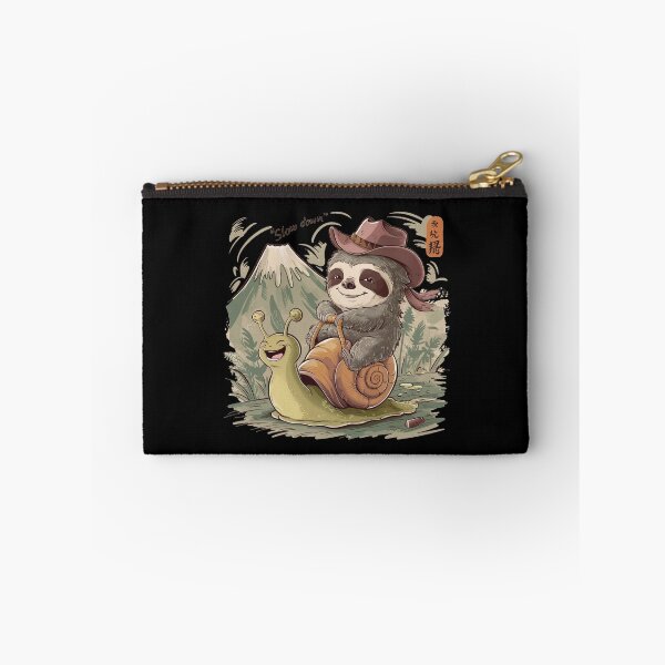 Item preview, funny sloth cowboy riding snail  designed and sold by bukajart.