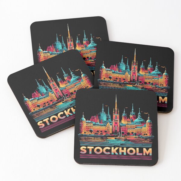 Item preview, Stockholm capital Sweden gift designed and sold by Pineapple-Tree.