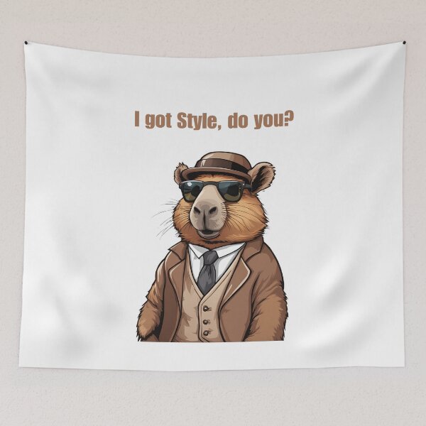 Item preview, Cartoon Capybara in Costume designed and sold by Creastore.