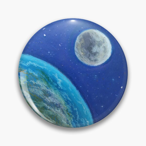 Item preview, The Earth and the Moon - Solar Eclipce - Oil Pastel designed and sold by Sky-99.