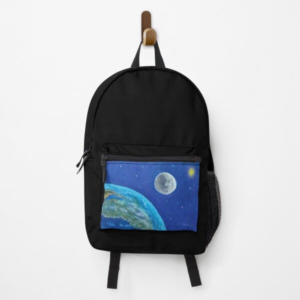 Item preview, The Earth and the Moon - Solar Eclipce - Oil Pastel designed and sold by Sky-99.