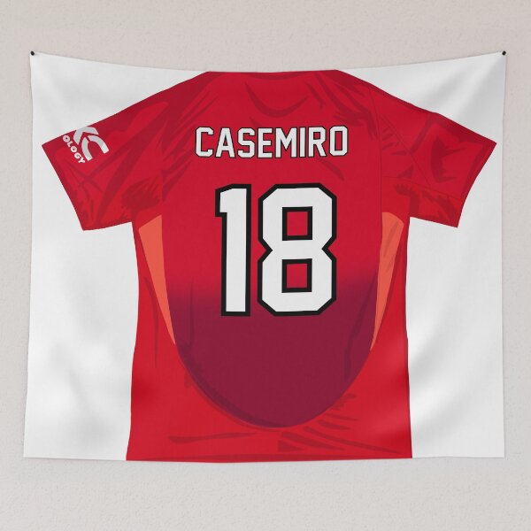 Item preview, Casemiro: Key Midfielder for Manchester United designed and sold by GrizzlyCollective.