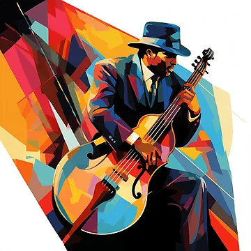 Artwork thumbnail, Abstract Jazz Players by Rtymer