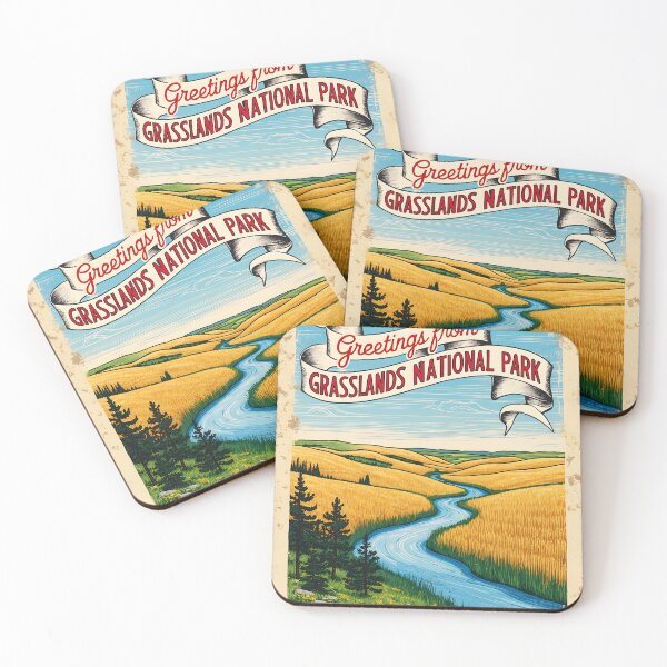 Item preview, Grasslands National Park Canada Post Card designed and sold by TravelPostcardGems.