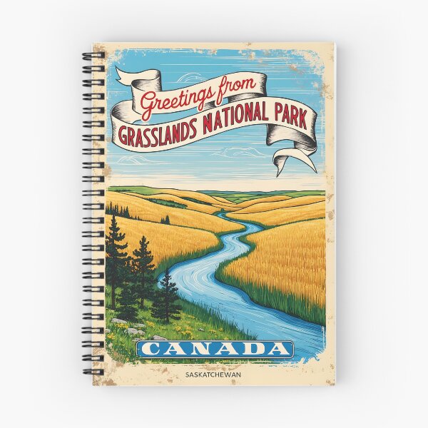 Item preview, Grasslands National Park Canada Post Card designed and sold by TravelPostcardGems.