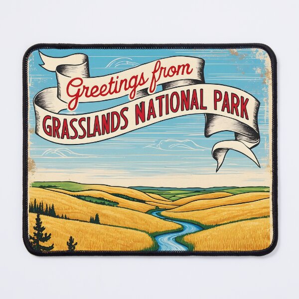 Item preview, Grasslands National Park Canada Post Card designed and sold by TravelPostcardGems.