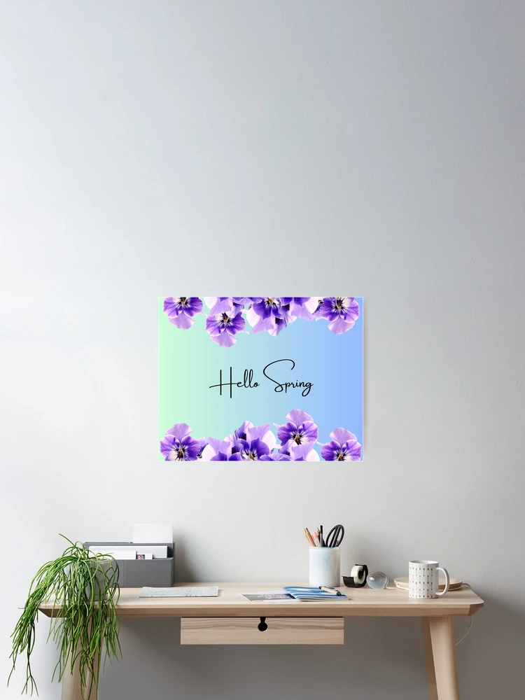 Thumbnail 2 of 3, Poster, Hello Spring Design designed and sold by Villoria.