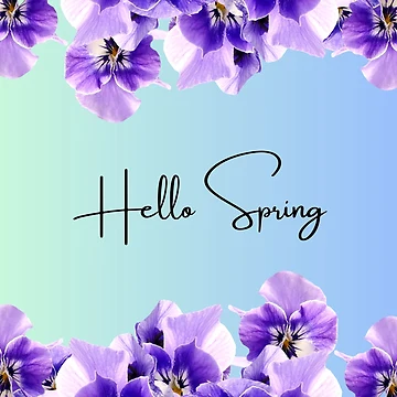 Artwork thumbnail, Hello Spring Design by Villoria