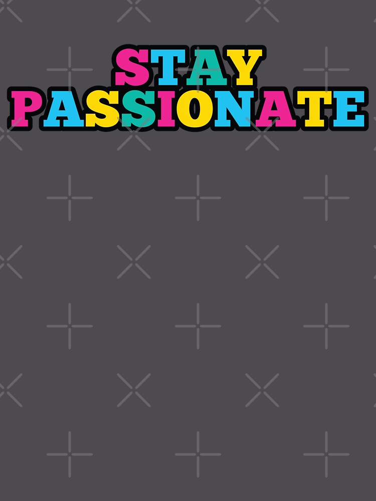 Imagen 6 de 6, Sudadera con capucha oversize prémium con la obra Stay passionate, diseñada y vendida por DesignGoodStore.