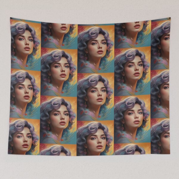 Item preview,  A portrait full of artistic expression designed and sold by KilianSzmid.
