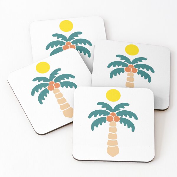 Item preview, Palm tree beach sunset designed and sold by captainhobbyist.