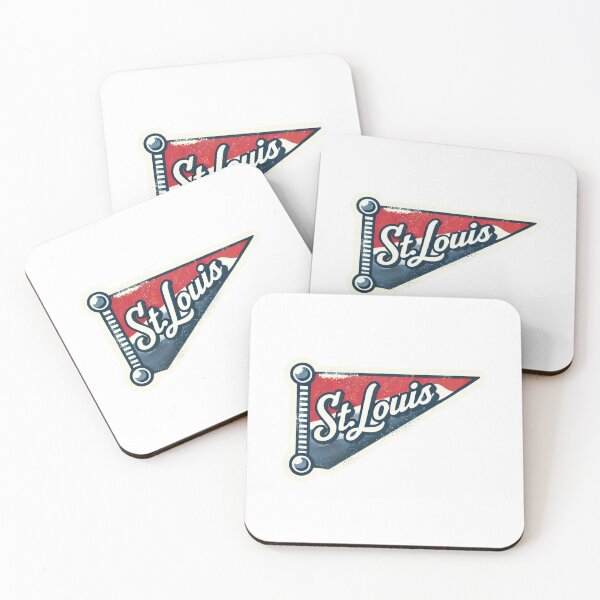 Item preview, St. Louis Retro Pennant Flag designed and sold by pixelpulsenyc.
