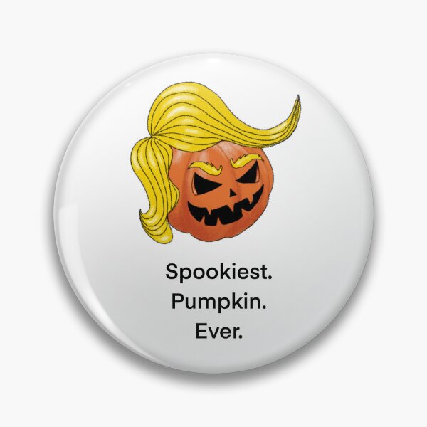 Item preview, Spooky pumpkin with blond hair designed and sold by ArndtDesign.