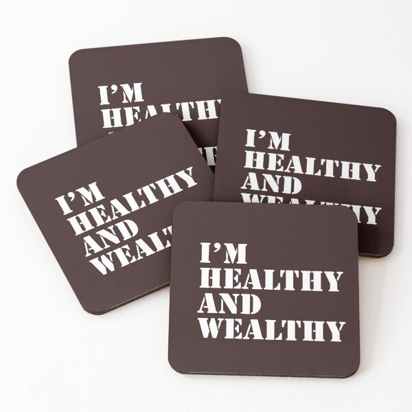 Item preview, I'm healthy and wealthy  designed and sold by Delights200.