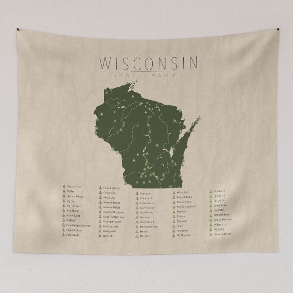 Item preview, Wisconsin Parks designed and sold by FinlayMcNevin.