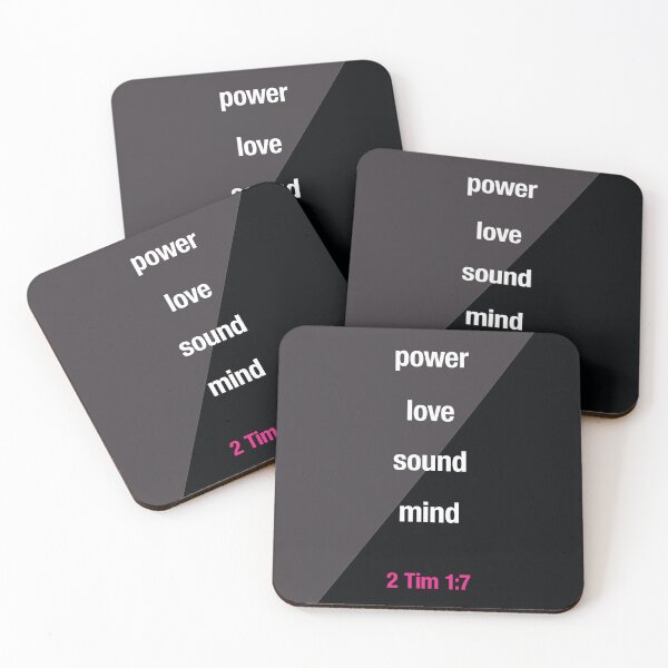Item preview, Power, love, sound mind designed and sold by Angelina Ritchie-Smith.