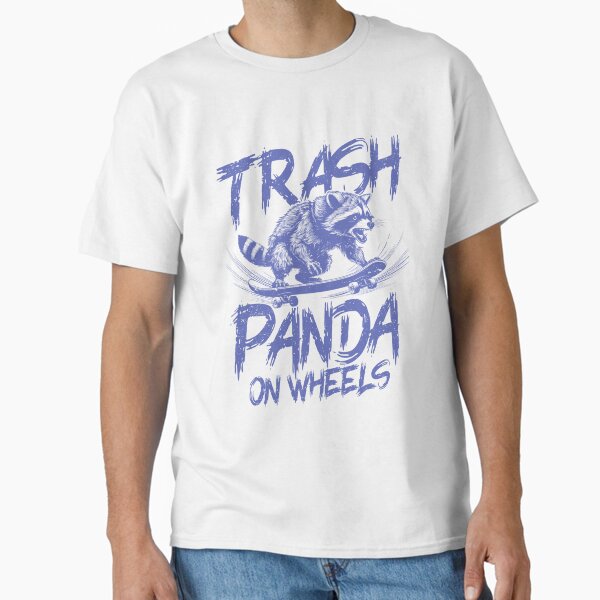 Item preview, Trash Panda Raccoon Skateboard T-Shirt designed and sold by Extra Rice Tees.